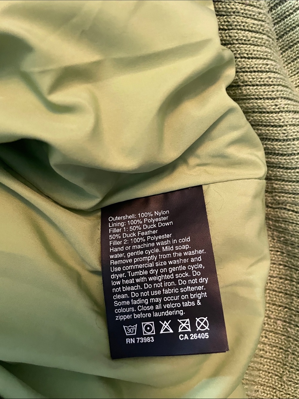 Helly Hansen Green Quilted Hooded Puffer Jacket - Picture 5 of 6